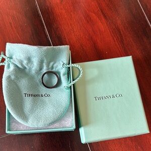 Tiffany & Co. Black Ring with Box